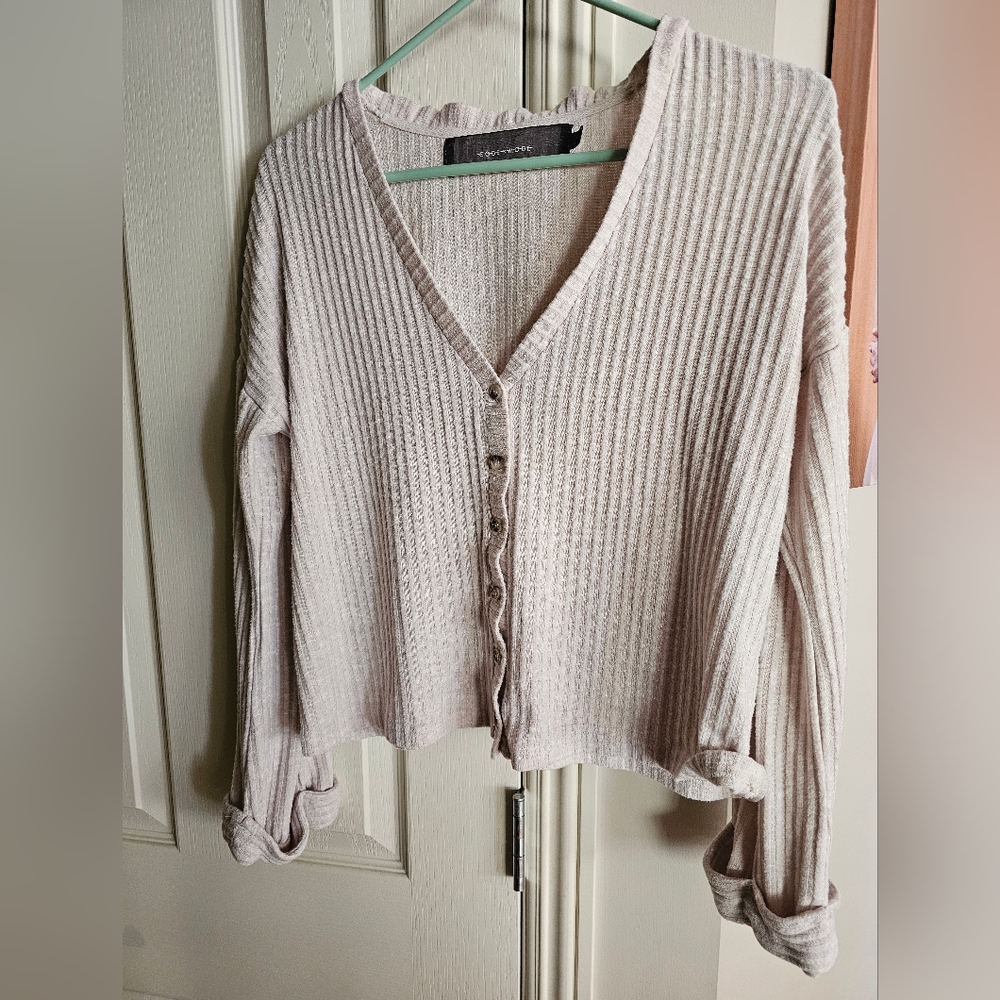 Boyfriend Button-Up Cardigan size Small